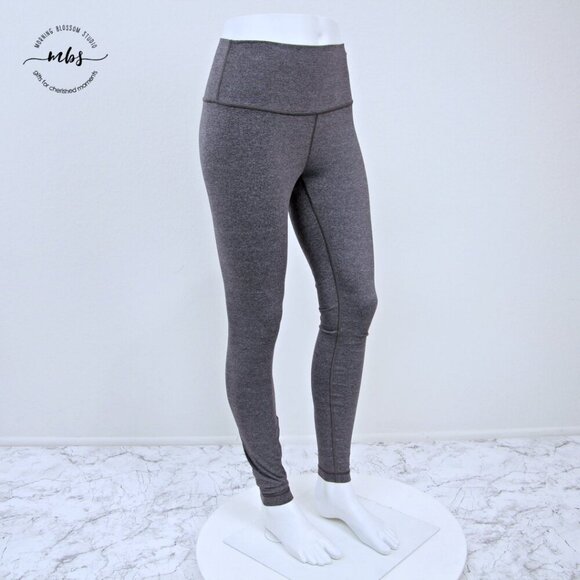 Lululemon Wunder Under High Waist Tight Gray Women 8 - Picture 3 of 12